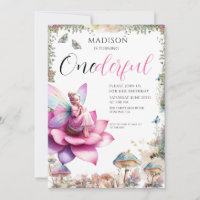 Fairy 1st Birthday Lotus Flower Enchanted Fioest