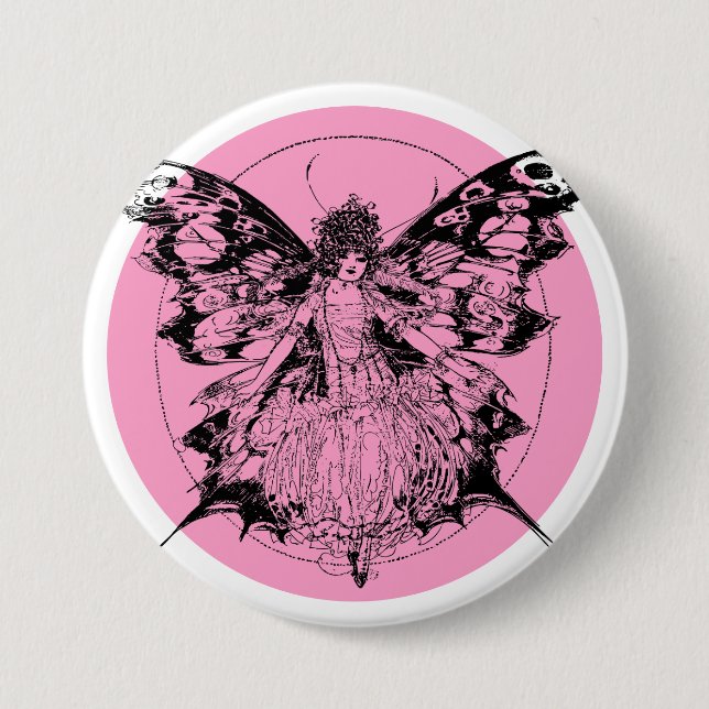 Fairy 7.5 Cm Round Badge (Front)