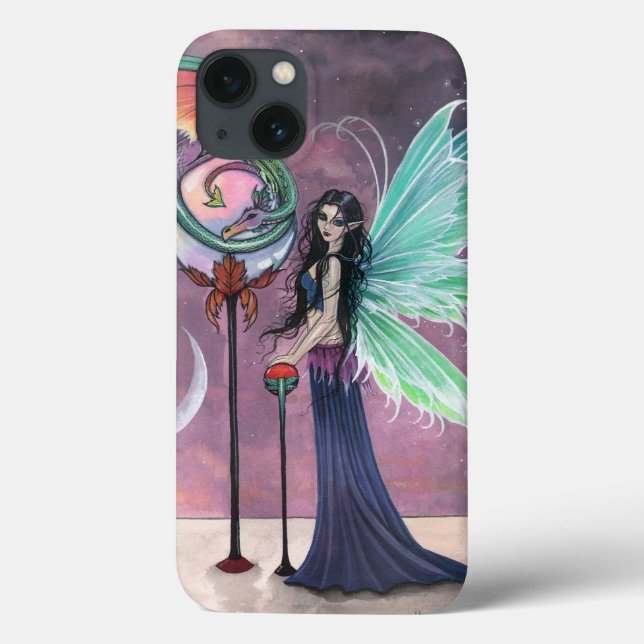 Fairy and Dragon Fantasy Art Case-Mate iPhone Case (Back)