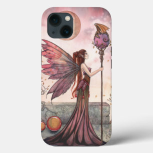 Fairy and Dragon Fantasy Art iPhone Case