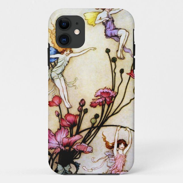 Fairy and Flowers Case-Mate iPhone Case (Back)