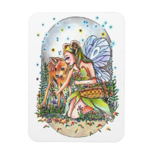Fairy and the Fawn Magnet