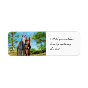 Fairy and Unicorn Return Address Label