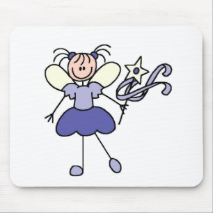 Fairy Angel In Purple Mousepad