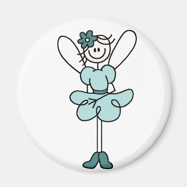 Fairy Angel In Teal Magnet (Front)