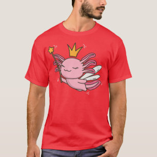 Fairy Aolotl Wildlife Mystical Animal Aolotl Fairy T-Shirt