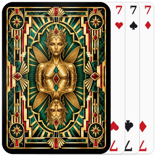 Fairy, Art Deco Mythical Playing Cards
