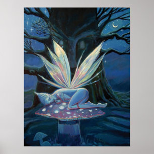 Fairy Art Poster - "Wood Spirit"