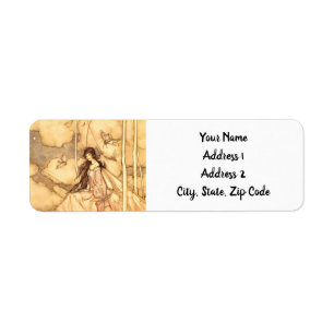 Fairy Arthur Rackham Return Address Label