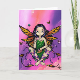 "Fairy at Sunset" Greeting Card