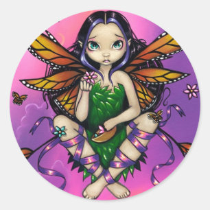 "Fairy at Sunset" Sticker