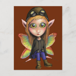 Fairy Aviator Postcard