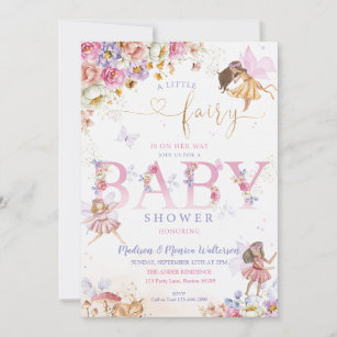 Fairy Baby Shower Invitation