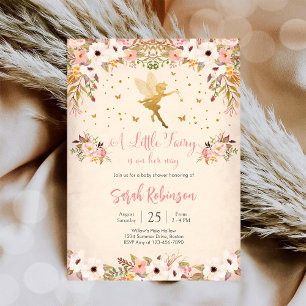 Fairy Baby Shower Invitation