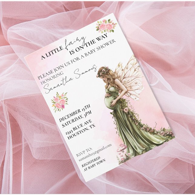 Fairy Baby Shower Magical Mother Invitation (Creator Uploaded)