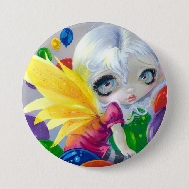 "Fairy Balloons" Button (Front)