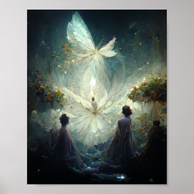 Fairy Birth Fantasy Art Poster (Front)