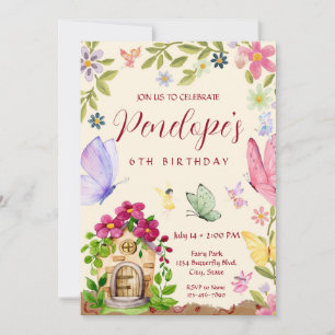 Fairy Birthday Invitation