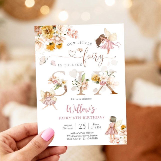 Fairy Birthday Invitation Girl (Creator Uploaded)