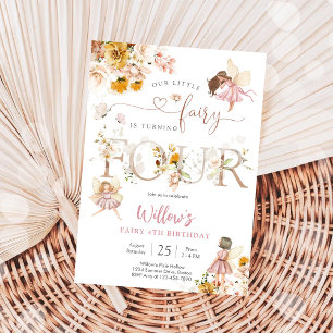Fairy Birthday Invitation Girl
