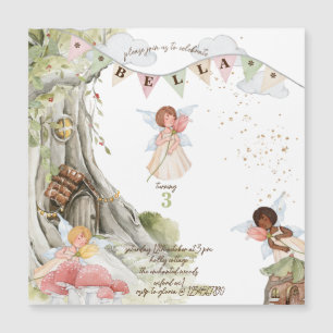 Fairy Birthday Magnetic Invitation