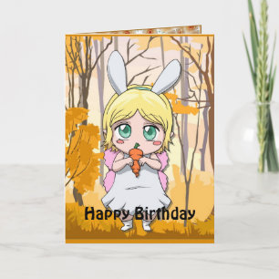 Fairy Birthday - Share my carrot Card