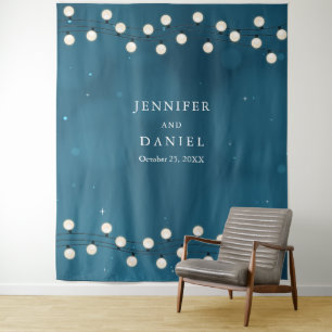 Fairy Bokeh String Lights Garland Wedding Backdrop Tapestry