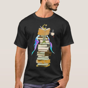 Fairy books, tea, coffee gift T-Shirt