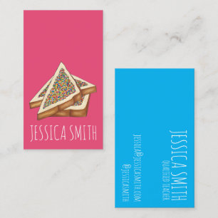 Fairy Bread Hundreds and Thousands Australian Food Business Card