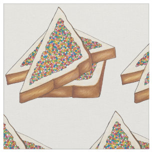 Fairy Bread Hundreds and Thousands Australian Food Fabric