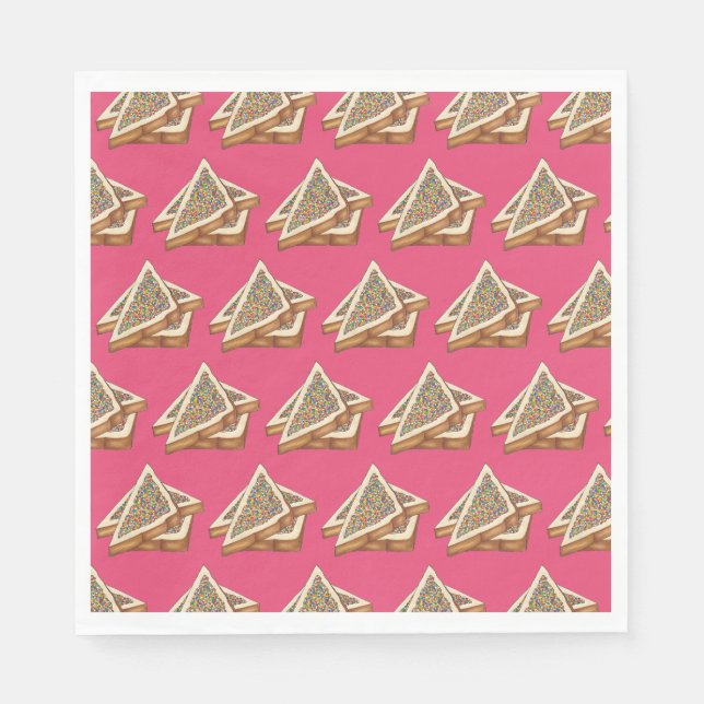 Fairy Bread Hundreds and Thousands Australian Food Napkin (Front)