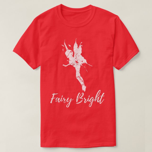 Fairy Bright Funny Fairies Goth Esthetics Grunge  T-Shirt (Design Front)