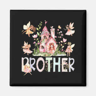 Fairy brother magical fairytale birthday girl magnet
