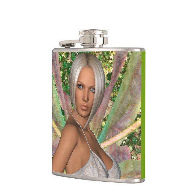 Fairy Butterfly Hip Flask (Left)