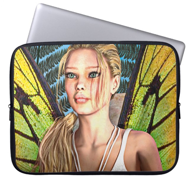 Fairy Butterfly Laptop Sleeve (Front)