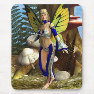 Fairy Butterfly Mouse Pad