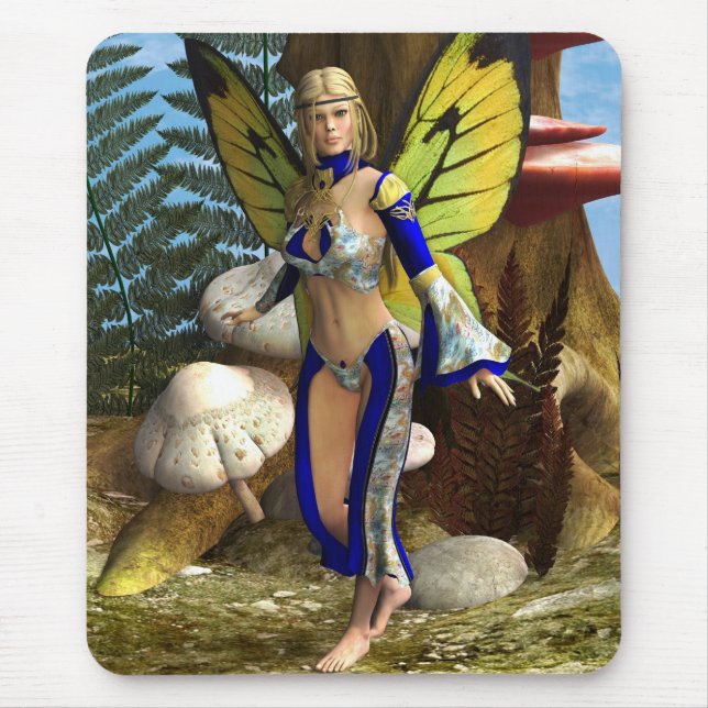 Fairy Butterfly Mouse Pad (Front)