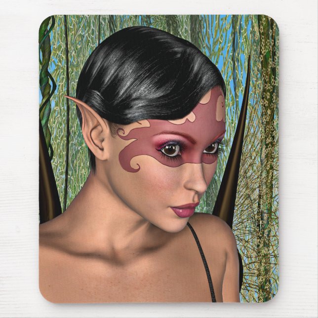 Fairy Butterfly Mouse Pad (Front)