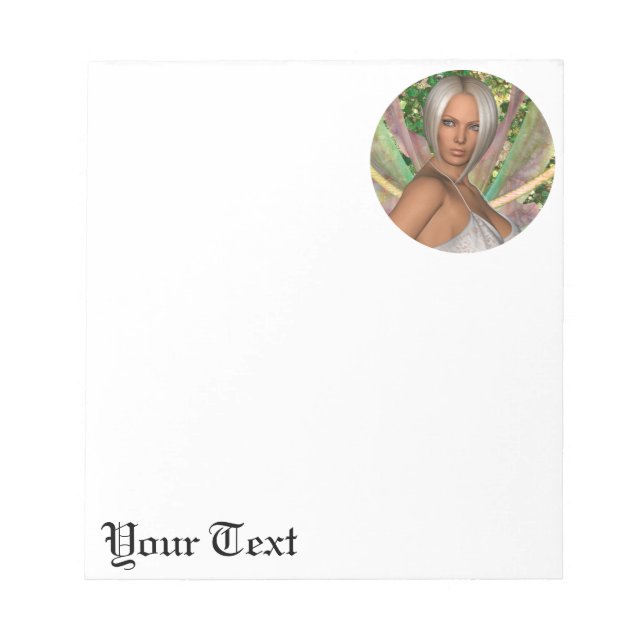 Fairy Butterfly Notepad (Front)