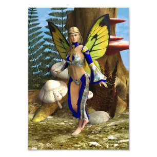 Fairy Butterfly Photo Print