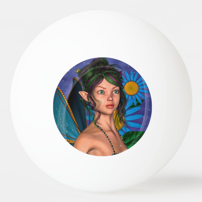Fairy Butterfly Ping Pong Ball (Front)