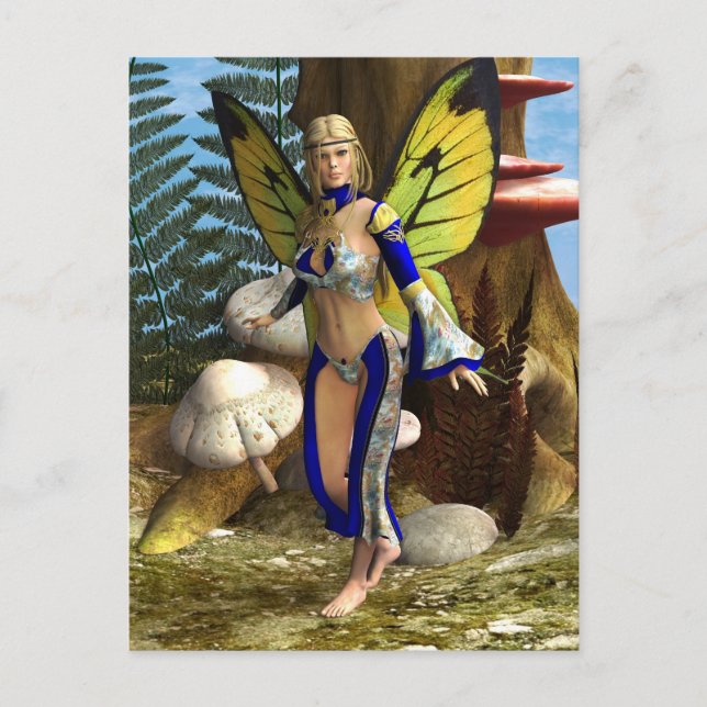 Fairy Butterfly Postcard (Front)