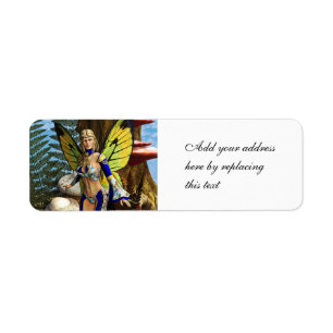 Fairy Butterfly Return Address Label