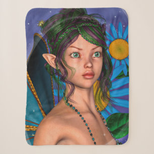 Fairy Butterfly Sherpa Blanket