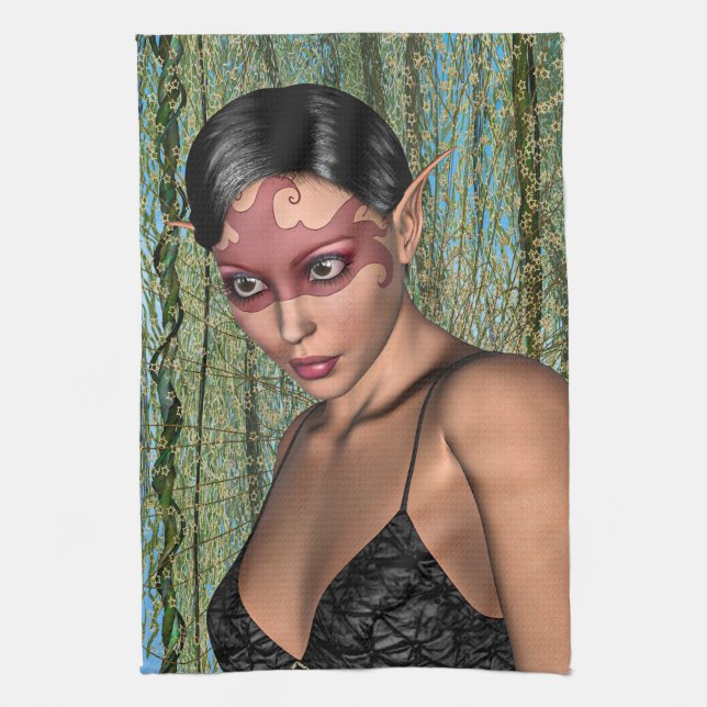 Fairy Butterfly Tea Towel (Vertical)