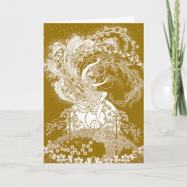 Fairy Card/ Invitation: by Dorothy Lathrop Invitation (Front)