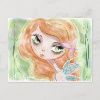 FAIRY CARTOON postcard