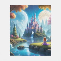 Fairy Castle Dreams: Fantasy Kids' Castle Blanket