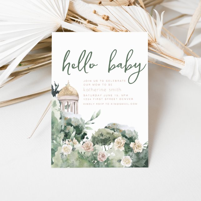 Fairy Castle Fantasy Baby Shower Invitation (Creator Uploaded)