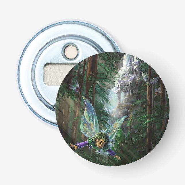 Fairy Castle Forest Bottle Opener (Front)
